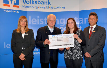 SpendenAdvent 2015  der Volksbank Herrenberg-Nagold-Rottenburg-Stiftung