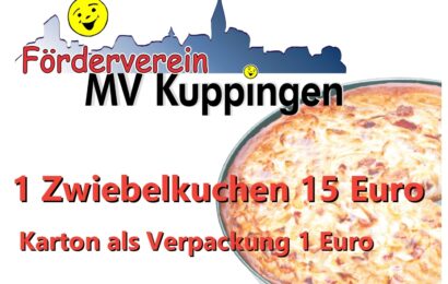 Zwiebelkuchen-Sonderverkauf: Vorverkauf beendet